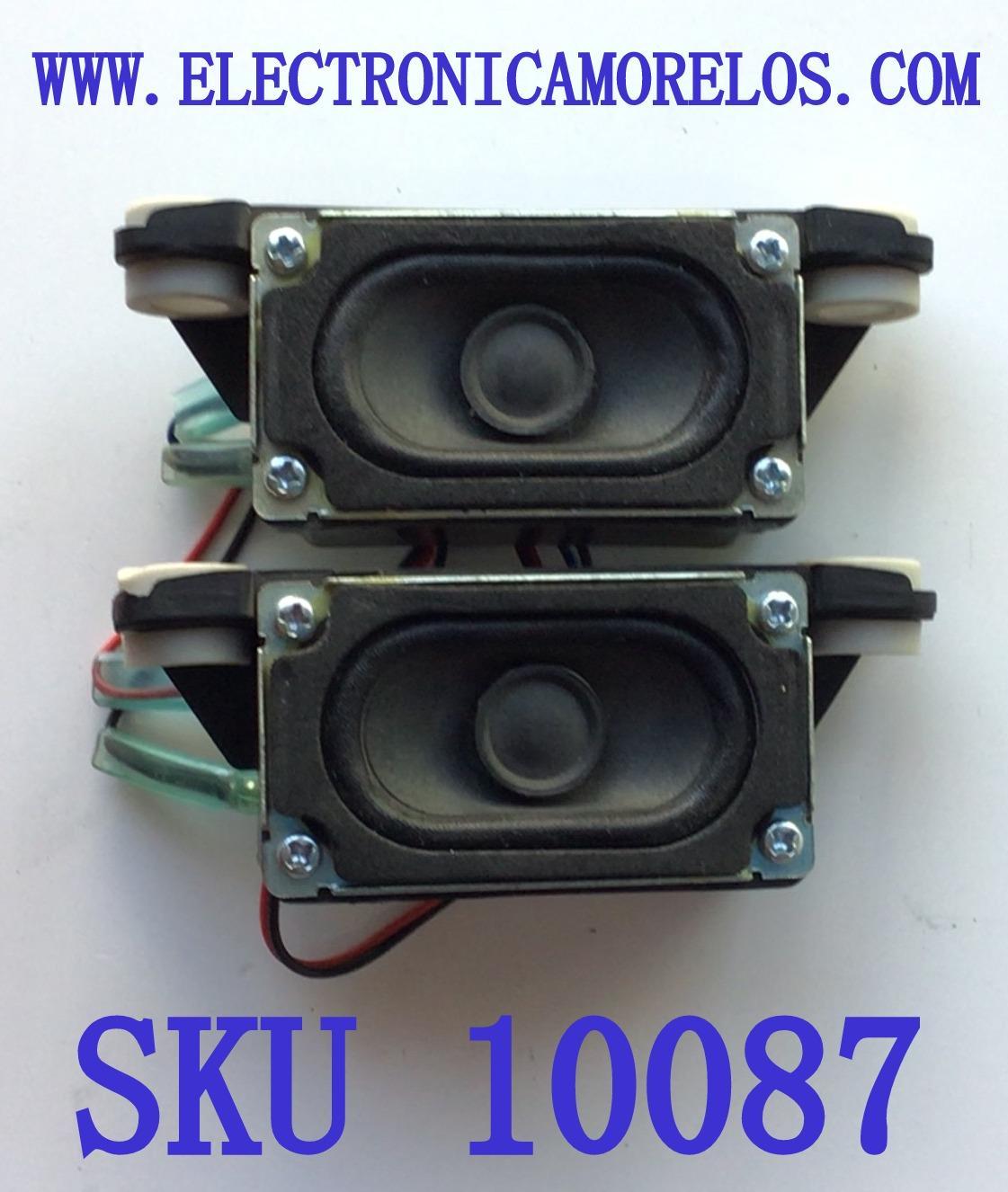 KIT DE DE BOCINAS PARA TV SAMSUNG ( 2 PZ ) / NUMERO DE PARTE BN96-06823G / BN9606823G / 06823G / 16Ω 3W / PANEL LTM230HT01-V21 / MODELO LS23EMNKUYB ZA P2370HD	